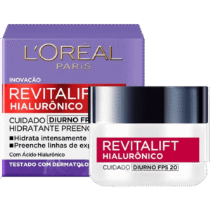 Creme Facial L’Oréal Revitalift Hialurônico Dia Fator 20 49g