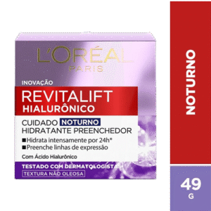 Creme Facial L’Oréal Revitalift Hialurônico Noite 49g