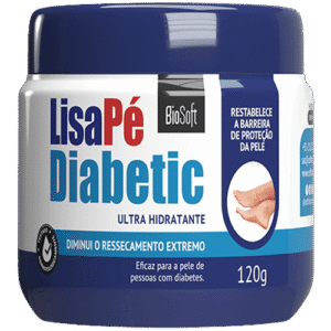 Creme Hidratante para os Pés Lisa Pé Diabetic Bio Soft 120 g
